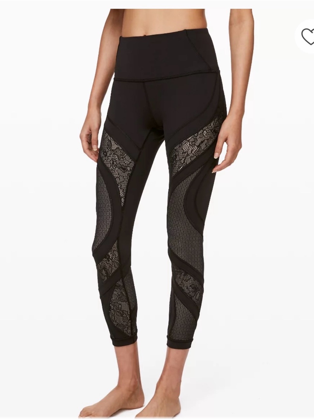 Lululemon Wunder Under High-Rise Tight 25" Lace - 8
